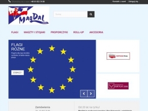 Popularny internetowy sklep z flagami